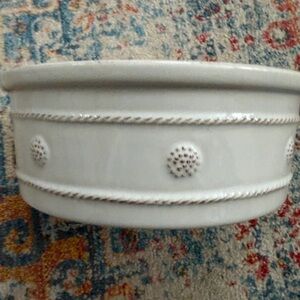 Juliska berry and thread white stoneware bowl